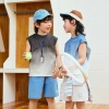Minibala Bé Trai Không Tay Mùa Hè Dây Buộc Cotton Thân Thiện Da, Đế Thoáng Khí - Giảm 22% 2