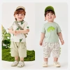 Minibala bé trai mùa hè chống ẩm nhanh khô, quần crop rời thoáng khí dễ thương 2