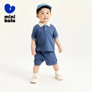 Minibala Bộ 2 Món Áo Thun Ngắn Tay + Quần Short Thể Thao Dành Cho Bé Trai và Bé Gái - Giá 409.320 VND