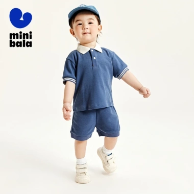 Minibala Bộ 2 Món Áo Thun Ngắn Tay + Quần Short Thể Thao Dành Cho Bé Trai và Bé Gái - Giá 409.320 VND