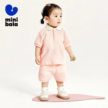 Minibala Bộ 2 Món Áo Thun Ngắn Tay + Quần Short Thể Thao Dành Cho Bé Trai và Bé Gái - Giá 409.320 VND