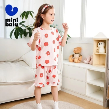 Minibala Bộ Đồ Ngủ Cotton Nguyên Chất Thân Thiện Da Unisex, Thoáng Khí, Giá 355.320 VND