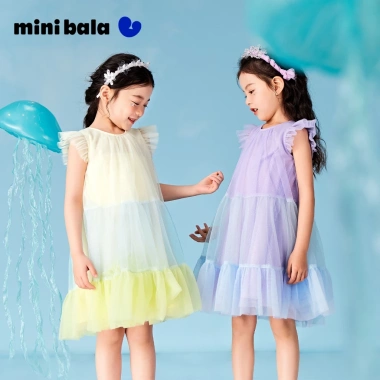Minibala Đầm Cotton Bé Gái Mùa Hè Gạc Shag Rời Thời Trang Giá 651.240 VND