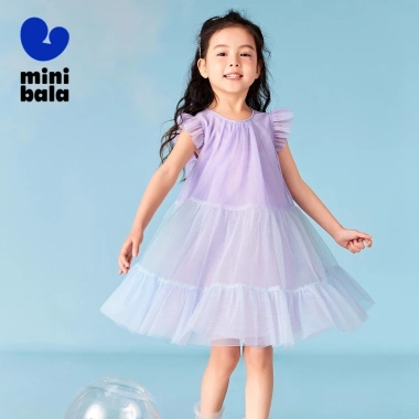 Minibala Đầm Cotton Bé Gái Mùa Hè Gạc Shag Rời Thời Trang Giá 651.240 VND