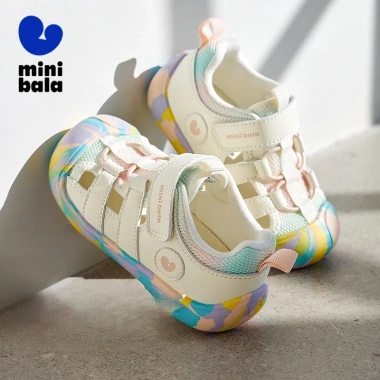 Minibala Dép Chống Trơn Trượt Bé Gái & Trai Thoáng Khí Mùa Hè - An Toàn Khi Đi Giày