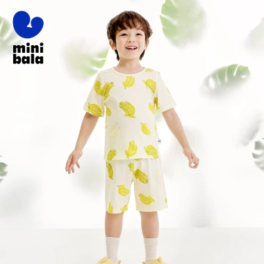 Minibala Đồ Ngủ Cotton Mỏng Thoáng Khí Cho Bé Trai & Bé Gái Mùa Hè - Giá 288k 7