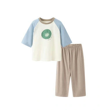 Minibala Girl Bộ Đồ Ngủ Bé Trai Da Lưới Cotton Nguyên Chất Thoáng Khí 414.720₫ 7