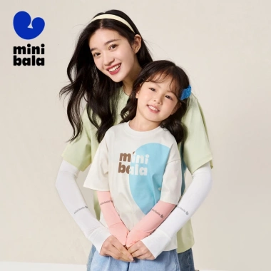 Minibala Kem Chống Nắng Mùa Hè Trẻ Em Băng Tay Thoáng Khí, Chống Tia UV