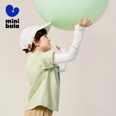 Minibala Kem Chống Nắng Mùa Hè Trẻ Em Băng Tay Thoáng Khí, Chống Tia UV