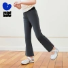 Minibala Quần Bé Gái Co Giãn Dành Cho Mùa Hè Nhẹ Dài Thích Hợp Tập Yoga 2