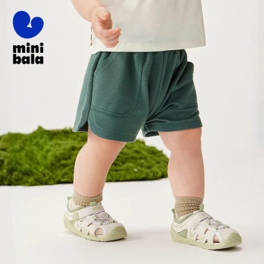 Minibala Quần Short Co Giãn Bé Trai & Gái Mùa Hè - Chống ẩm Khô, Giá 440k
