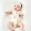Minibala Romper Bé Trai và Bé Gái Lưới Thoáng Khí Tam Giác Bò Một Mảnh Mùa Hè Không Dính 2