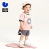 Minibala Tay Ngắn Cotton Mùa Hè 2.024 Cho Bé Trai và Bé Gái Đồ Mới Thoải Mãn 5