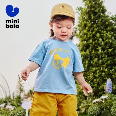 Minibala Unisex Áo Thun Nữ Tay Ngắn – Thoáng Mát Mùa Hè, Trẻ Sơ Sinh, 235.440₫ 5