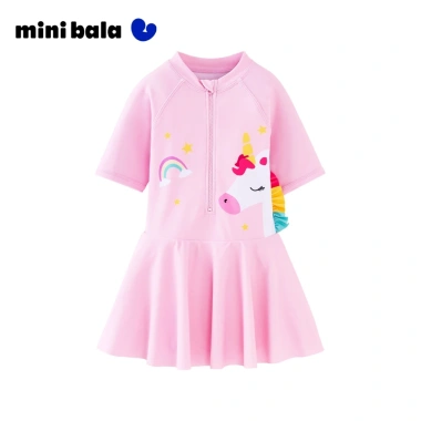Minibala Váy Áo Tắm Bé Gái Mùa Hè Đàn Hồi Cao Chống Nắng - Giá 482.760₫