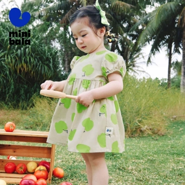 Minibala Váy bé gái tay phồng cotton ngọt ngào, thoải mái – Váy công chúa giá ưu đãi 409.320₫ 3