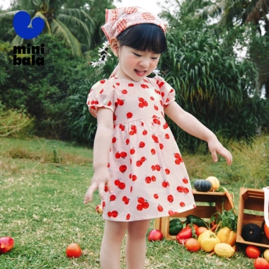 Minibala Váy bé gái tay phồng cotton ngọt ngào, thoải mái – Váy công chúa giá ưu đãi 409.320₫ 9