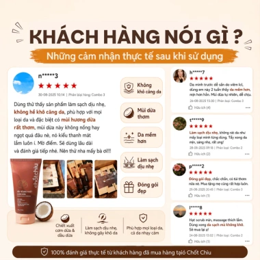 MiniSize Tẩy tế bào chết mặt Chắt Chiu cơm dừa 50ml Dưỡng ẩm, Sáng da, Giá giảm 59.000đ 7