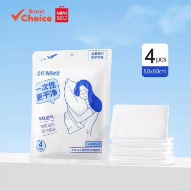 MINISO Vỏ Gối Dùng Một Lần 20x27cm – Thoải Mái, Vệ Sinh, Giá 90.720₫ Giảm 17%