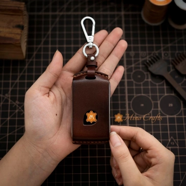 Mino Crafts Bao da chìa khóa Volvo XC40 XC60 XC90 S60 S90 - Da bò thật, 189.000 VND