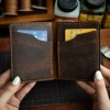 Mino Crafts Ví nam minimal handmade da bò - Ví mini nhẹ, giá ưu đãi 350.000₫ 5