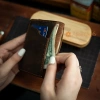 Mino Crafts Ví nam minimal handmade da bò - Ví mini nhẹ, giá ưu đãi 350.000₫ 6