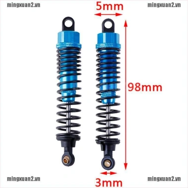 Mintt 2 Chiếc Phuộc Nhún HSP 106.004 Màu Xanh Dương cho Buggy 1:10 - Giảm Xóc Mượt 2 Mintt 2 Chiếc Phuộc Nhún HSP 106.004 Màu Xanh Dương cho Buggy 1:10 - Giảm Xóc Mượt 2