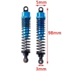 Mintt 2 Chiếc Phuộc Nhún HSP 106.004 Màu Xanh Dương cho Buggy 1:10 - Giảm Xóc Mượt 8