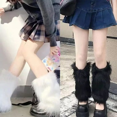 MIQUELCQ Boots Cover Lông Thú Giả Dày Gothic Nơ Trắng Kawaii Y2K - Lông Chân Ấm Áp Dài Ống Tất Nữ Giá 82.944 VND 9 MIQUELCQ Boots Cover Lông Thú Giả Dày Gothic Nơ Trắng Kawaii Y2K - Lông Chân Ấm Áp Dài Ống Tất Nữ Giá 82.944 VND 9