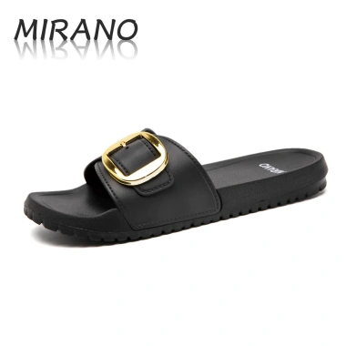 Mirano Dép Sandal Nữ Đế Dày Chống Trơn Trượt - Thời Trang Hàn Quốc Mùa Hè 112k 9