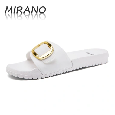 Mirano Dép Sandal Nữ Đế Dày Chống Trơn Trượt - Thời Trang Hàn Quốc Mùa Hè 112k 10
