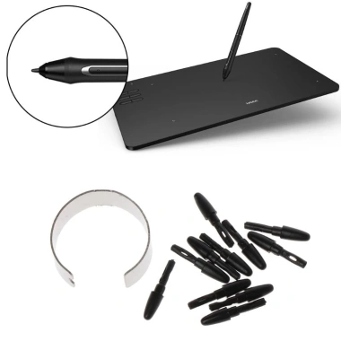 MIS 10 Gói Nibs Thay Thế Máy Tính Bảng Vẽ Cảm Ứng Thụ Động Phù Hợp XP-Pen H640P VEIKK A30 A50 Giá Ưu Đãi 53.680 VND 5