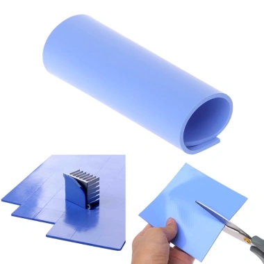 Mis 100mm x 100mm x 2mm Tấm Silicon Dẫn Nhiệt CPU Chip - Tản Nhiệt, Làm Mát, 65.340 VND 6