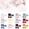 MIS 3 Bộ Bé Chống Trầy Xước Găng Tay Cotton Mũ Bao Chân Màu Trơn Giá 71.610 VND