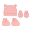 MIS 3 Bộ Bé Chống Trầy Xước Găng Tay Cotton Mũ Bao Chân Màu Trơn Giá 71.610 VND 9