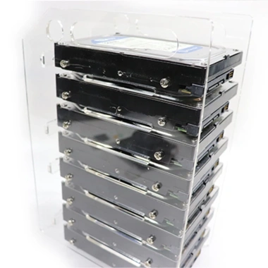 MIS 3.5 DIY Giá Đỡ Acrylic Đĩa Cứng Bay Ngoài Bàn Máy Tính - HDD, Hộp Bảo Quản 3