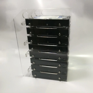 MIS 3.5 DIY Giá Đỡ Acrylic Đĩa Cứng Bay Ngoài Bàn Máy Tính - HDD, Hộp Bảo Quản 6