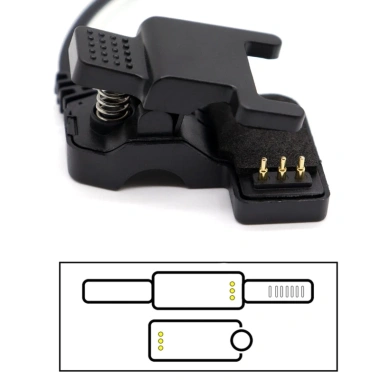 MIS Cáp sạc USB cho đồng hồ thông minh TW64 68 - Kẹp 2-3 pin 3-4-7mm, Giá 45.980