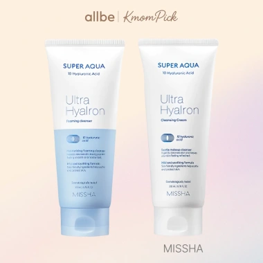 MISSHA Sữa rửa mặt Super Aqua Hyalon 200mL Tạo bọt, dưỡng ẩm, làm sạch, 60.500 VND
