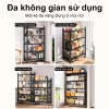 MIST Kệ Để Đồ Gấp Gọn 3-5 Tầng Giá Nhà Bếp và Nhà Tắm Bánh Xe Thép Cacbon Giá 249.000 VND 3