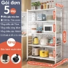 MIST Kệ Để Đồ Gấp Gọn 3-5 Tầng Giá Nhà Bếp và Nhà Tắm Bánh Xe Thép Cacbon Giá 249.000 VND 10