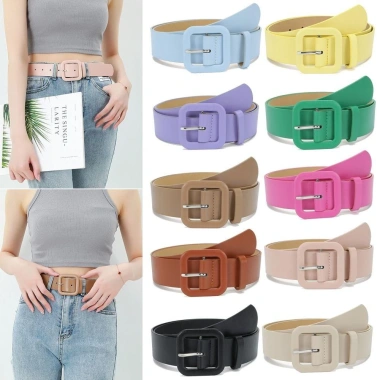 MISUPS Lưng Da Bản Nhỏ Màu Kẹo Phong Cách Vintage - Giá chỉ 49.280₫, giảm 20%