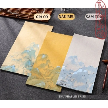 Mix 8 mẫu 24 tờ Giấy Xuyến Chỉ Luyện Viết Thư Pháp Hán Việt Lâm Thiếp Cổ Trang Giá ưu đãi 52.999 VND 4