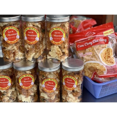 Mix Cơm Cháy và Khô Gá Lá Chanh Giòn Tan Thơm Hương Giảm Giá 90.000đ