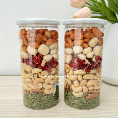MIX HẠT ĐẶC BIỆT 500g SẤY NGUYÊN VỊ - HẠT MACCA, HẠNH NHÂN, ĐIỀU, ÓC CHÓ, MẮC CA, ĂN LIỀN, LÀM SỮA HẠT - Giảm còn 200.000 VND