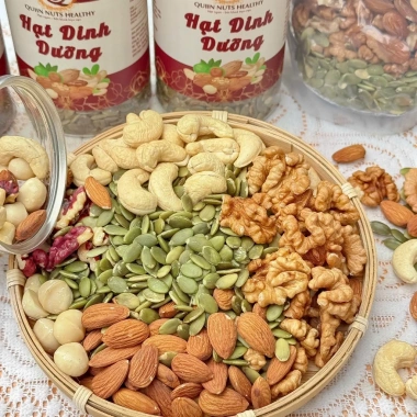 Mix hạt dinh dưỡng 500g Macca Điều Hạnh nhân Óc chó Bí xanh - Chỉ 139k PitiFood 3 Mix hạt dinh dưỡng 500g Macca Điều Hạnh nhân Óc chó Bí xanh - Chỉ 139k PitiFood 3