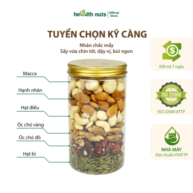 Mix Hạt Dinh Dưỡng 9 Loại - Healthy Nuts Giảm Giá 175k, Thực Phẩm Lành Mạnh 5 Mix Hạt Dinh Dưỡng 9 Loại - Healthy Nuts Giảm Giá 175k, Thực Phẩm Lành Mạnh 5
