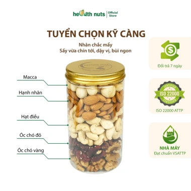 Mix Hạt Dinh Dưỡng 9 Loại - Healthy Nuts Giảm Giá 175k, Thực Phẩm Lành Mạnh