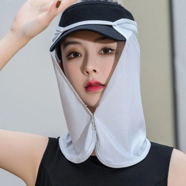 Mkeb Ice Silk Sunscreen Mask - Khăn choàng mỏng siêu nhẹ, bảo vệ cổ, che mặt, khô nhanh, giá ưu đãi 67.500₫