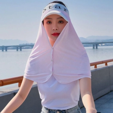 Mkeb Ice Silk Sunscreen Mask - Khăn choàng mỏng siêu nhẹ, bảo vệ cổ, che mặt, khô nhanh, giá ưu đãi 67.500₫